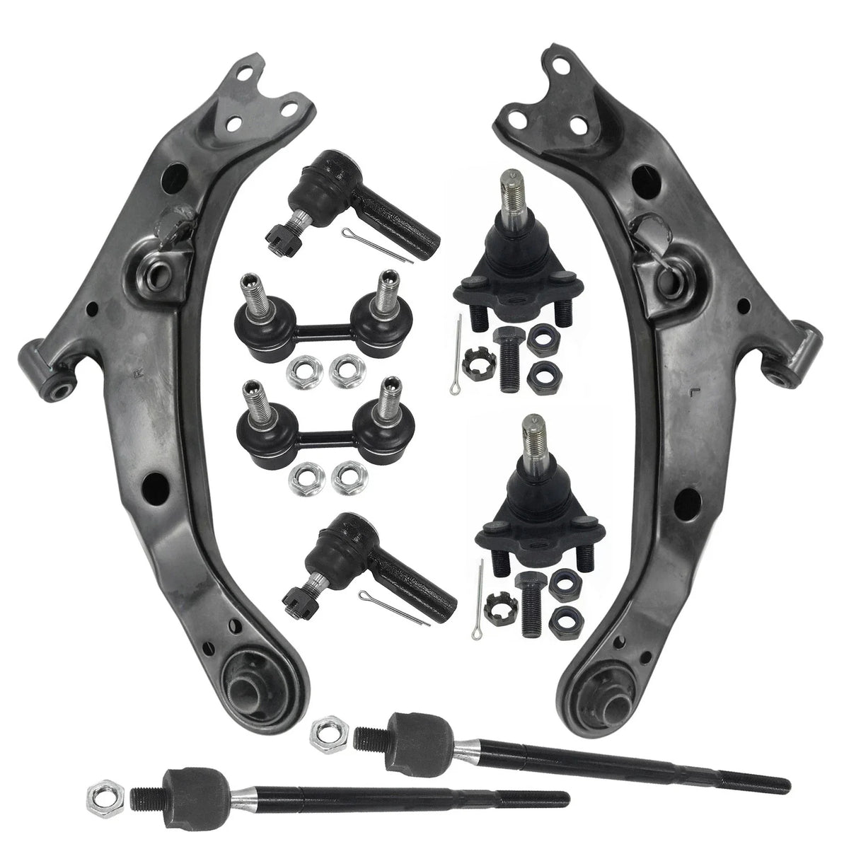 Front Lower Control Arms Kit with Ball Joints for Toyota Corolla (1996–2002)