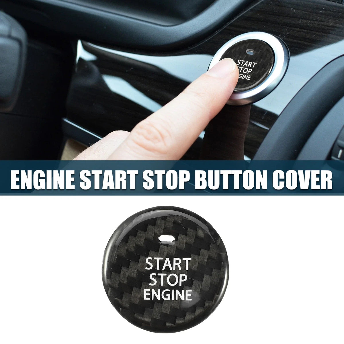 Engine Start Stop Button Cover for Mazda 3 (2014–2019)