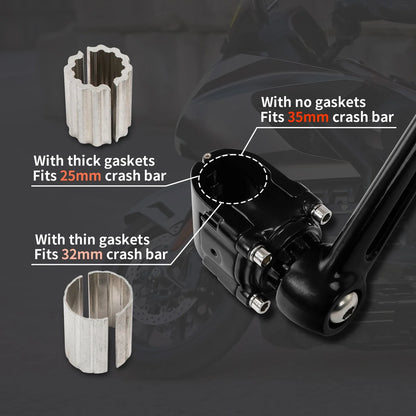 Footrests Footpegs Set for Honda Goldwing 1800 GL1800 (2001–2023)