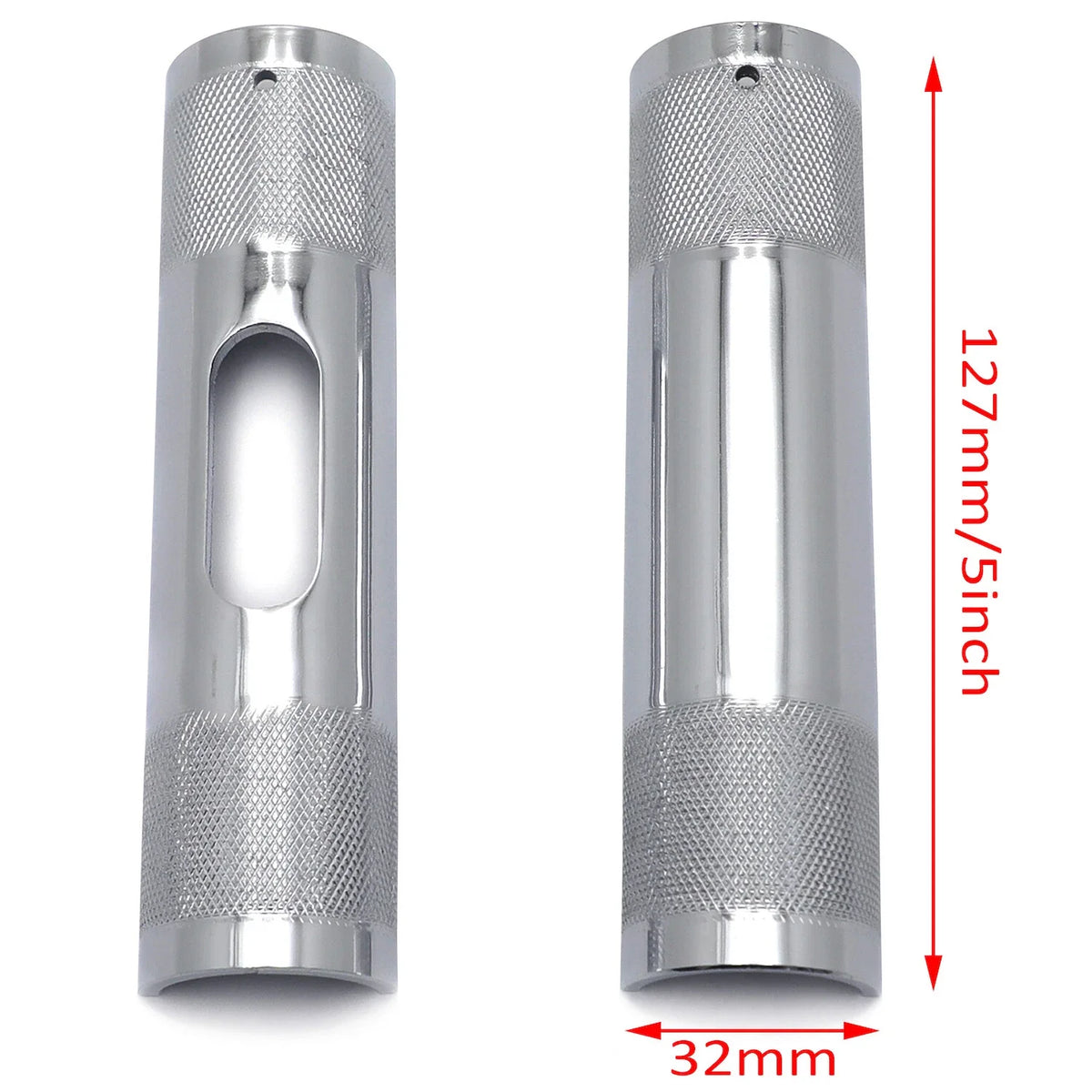 Chrome Handlebar Riser Adapter for Harley (1'' to 1.25", Steel)