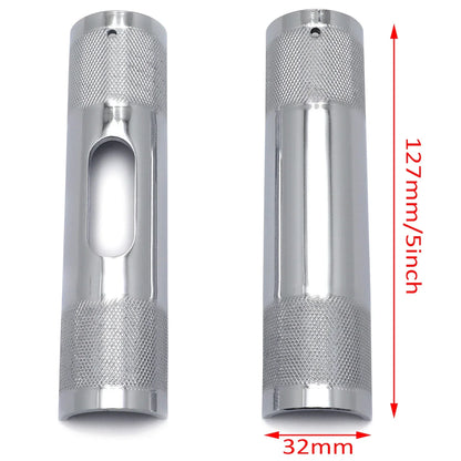 Chrome Handlebar Riser Adapter for Harley (1'' to 1.25", Steel)