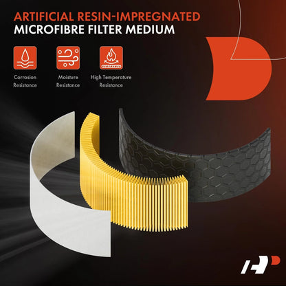 Engine Air Filter - 2X for Nissan Pathfinder (1987–1989) & Datsun 200SX 510