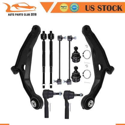 Front Lower Control Arm Ball Joint & Sway Bar 10pcs for Dodge Avenger 08-14