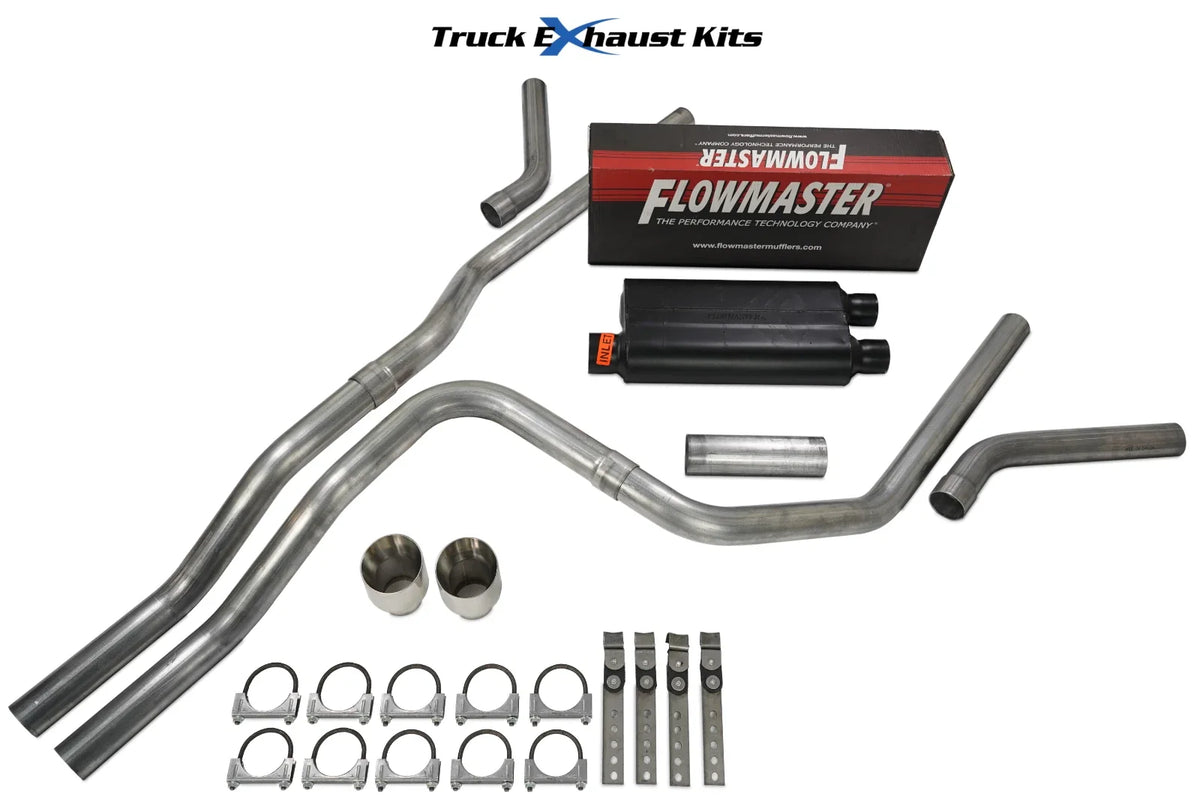Dual Exhaust Kit for GMC Yukon XL (2000–2006) C Exit Flowmaster 50 Series