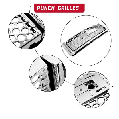 Front Upper Hood Grille for 2007-2013 GMC Sierra 1500 Denali