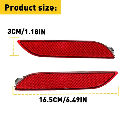 2X LED Rear Bumper Reflectors for Toyota Camry (2018–2021)