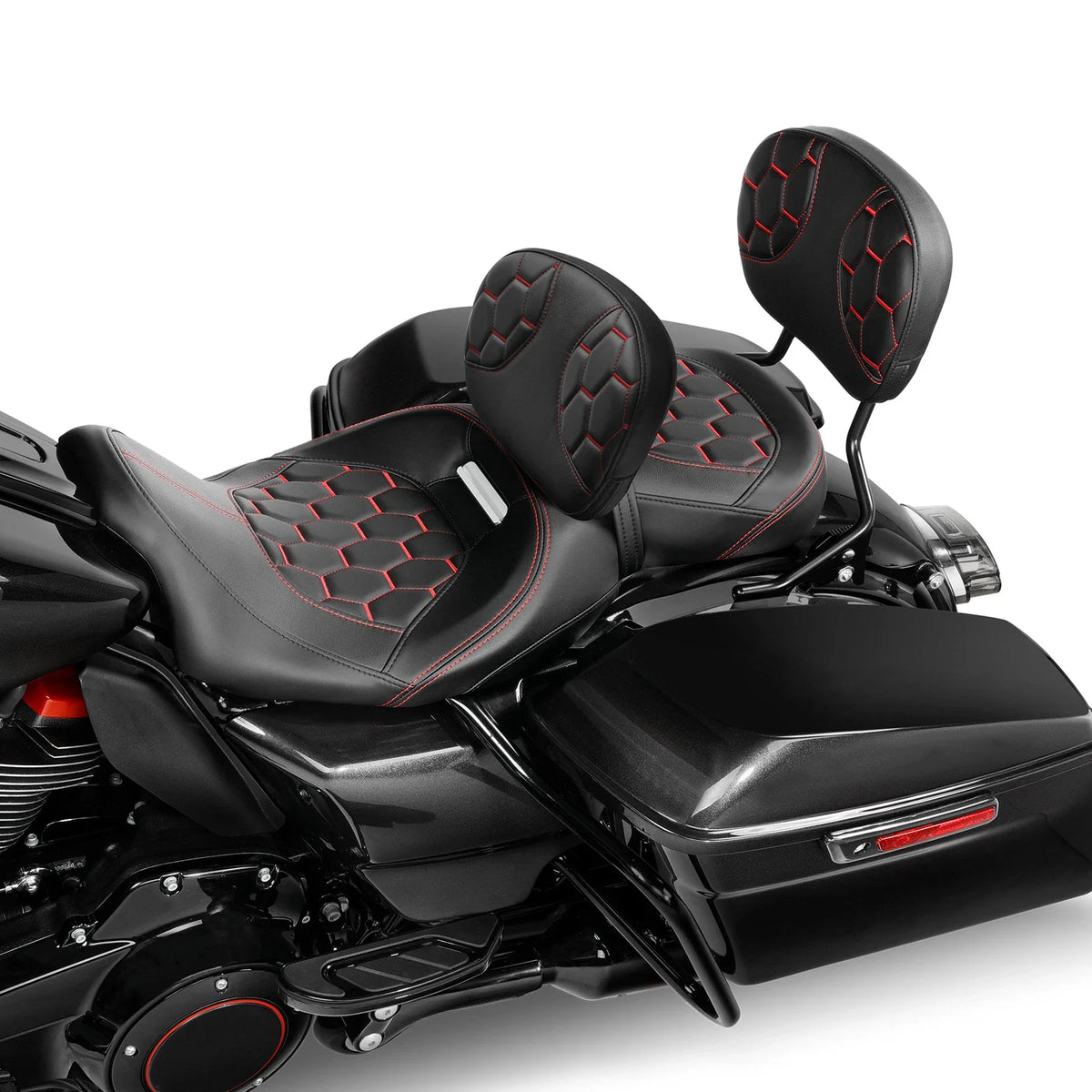 Backrest Seat Set for Harley CVO Road Street Glide 2009-2023