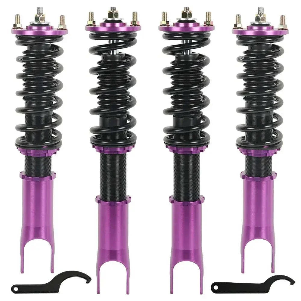 Adjustable Coilover Shocks Springs Assembly for Honda S2000 (2000–2009) Purple
