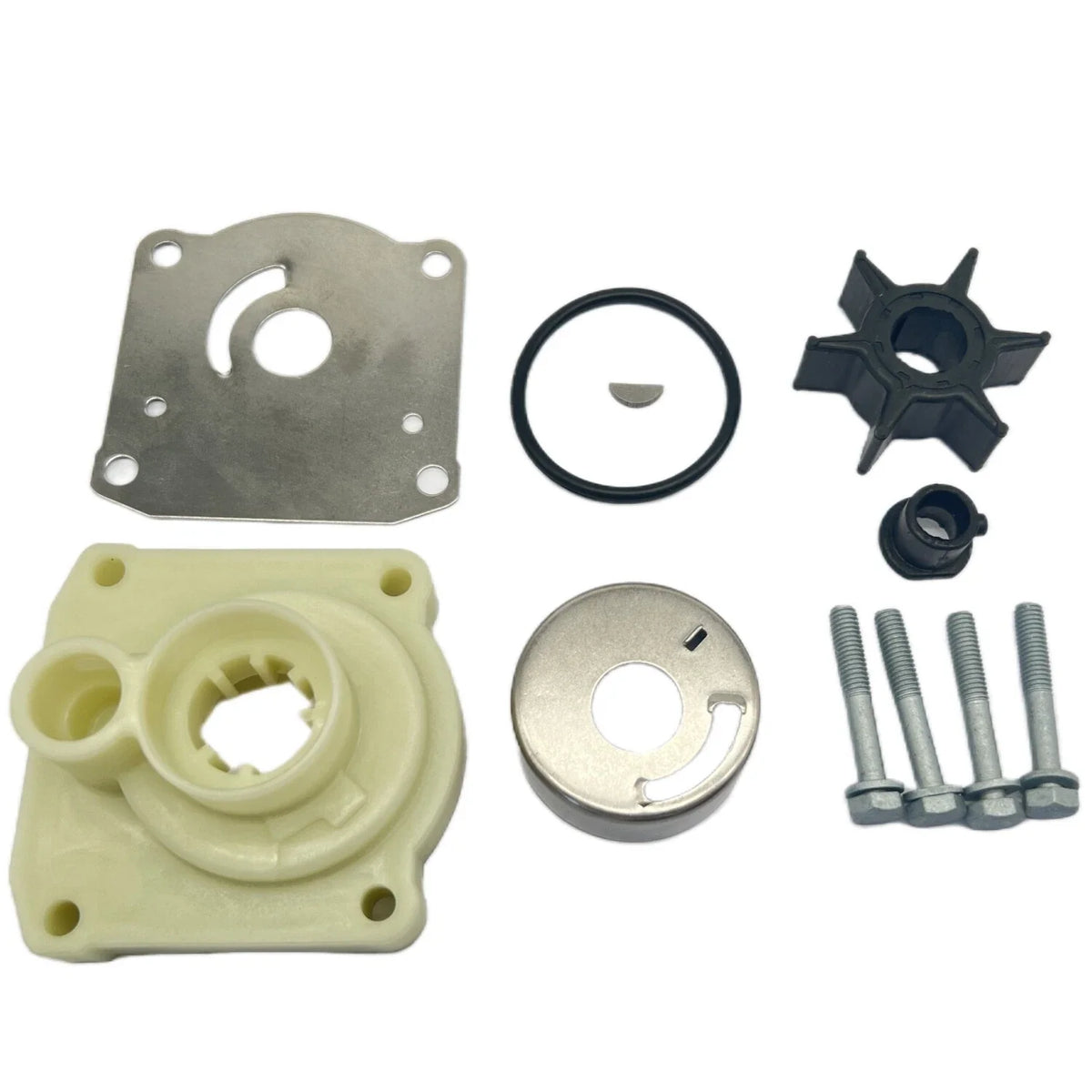 Water Pump Impeller Repair Kit for Yamaha 25 HP Outboard (61N-W0078-11-00)
