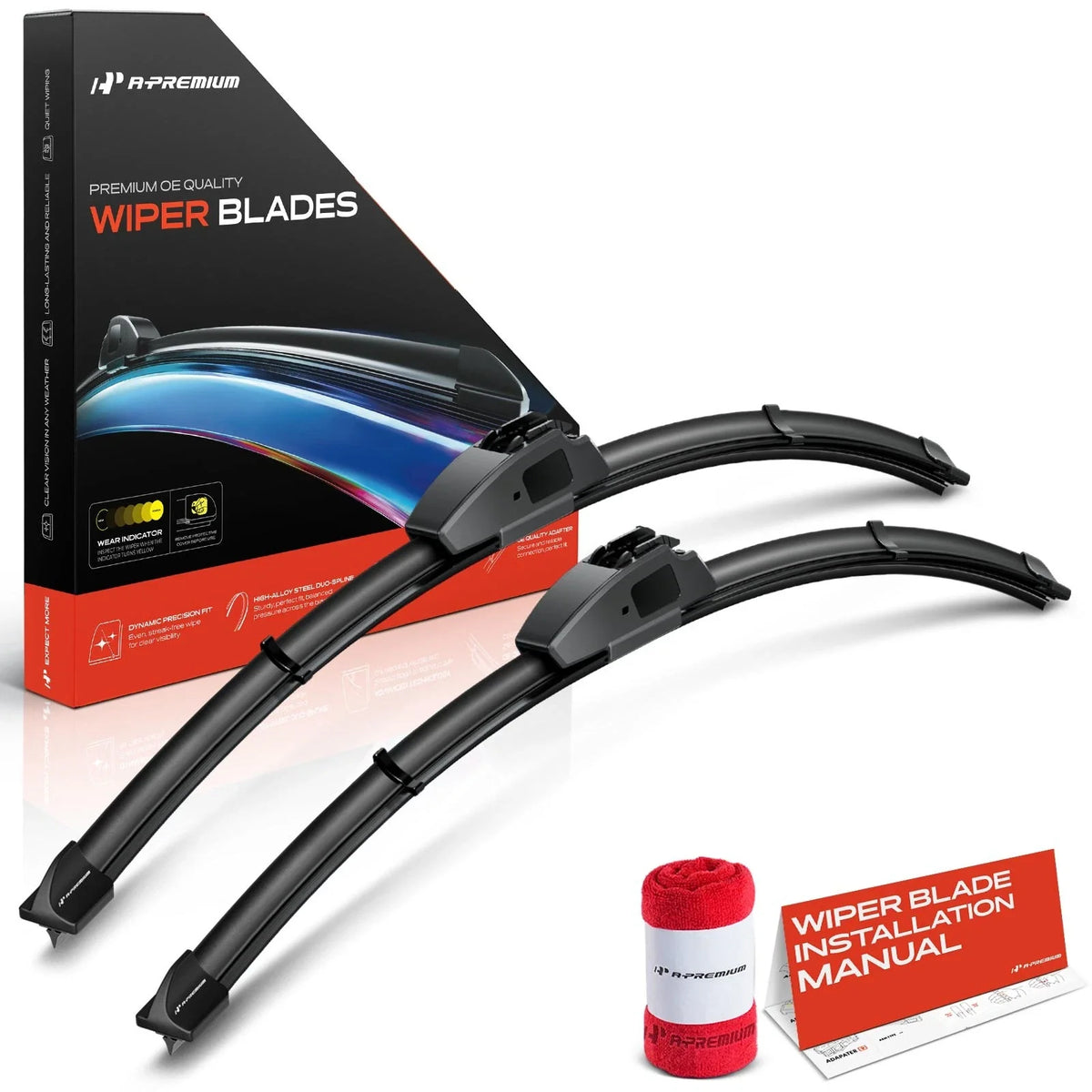 2x Front Wiper Blades for Ford Explorer Expedition (2002–2004)