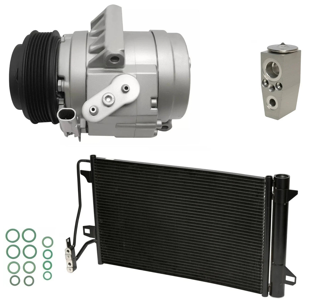 AC Compressor Kit With Condenser for Mercury Milan 2.5L 3.0L (2010–2011)
