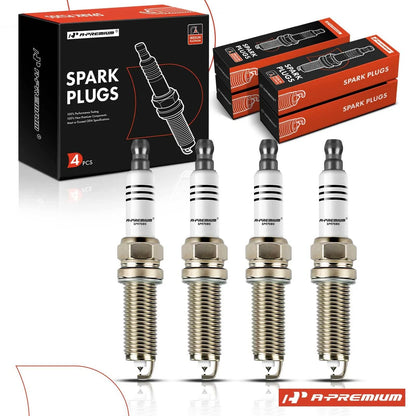 Set of 4 Iridium Platinum Spark Plugs for Hyundai Elantra Sonata (2017–2020)