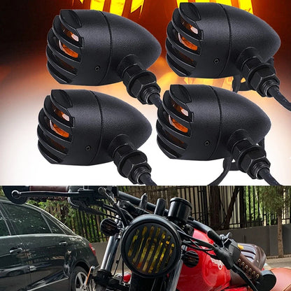 4X Motorcycle Tail Light Indicator Blinker - Universal Fit