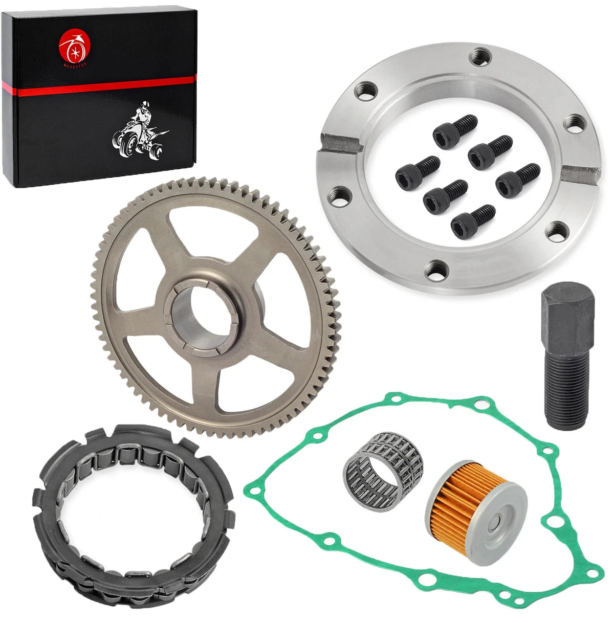 Starter Clutch Gear Bearing Gasket Oil Filter for Honda Sportrax TRX400EX (1999–2008)
