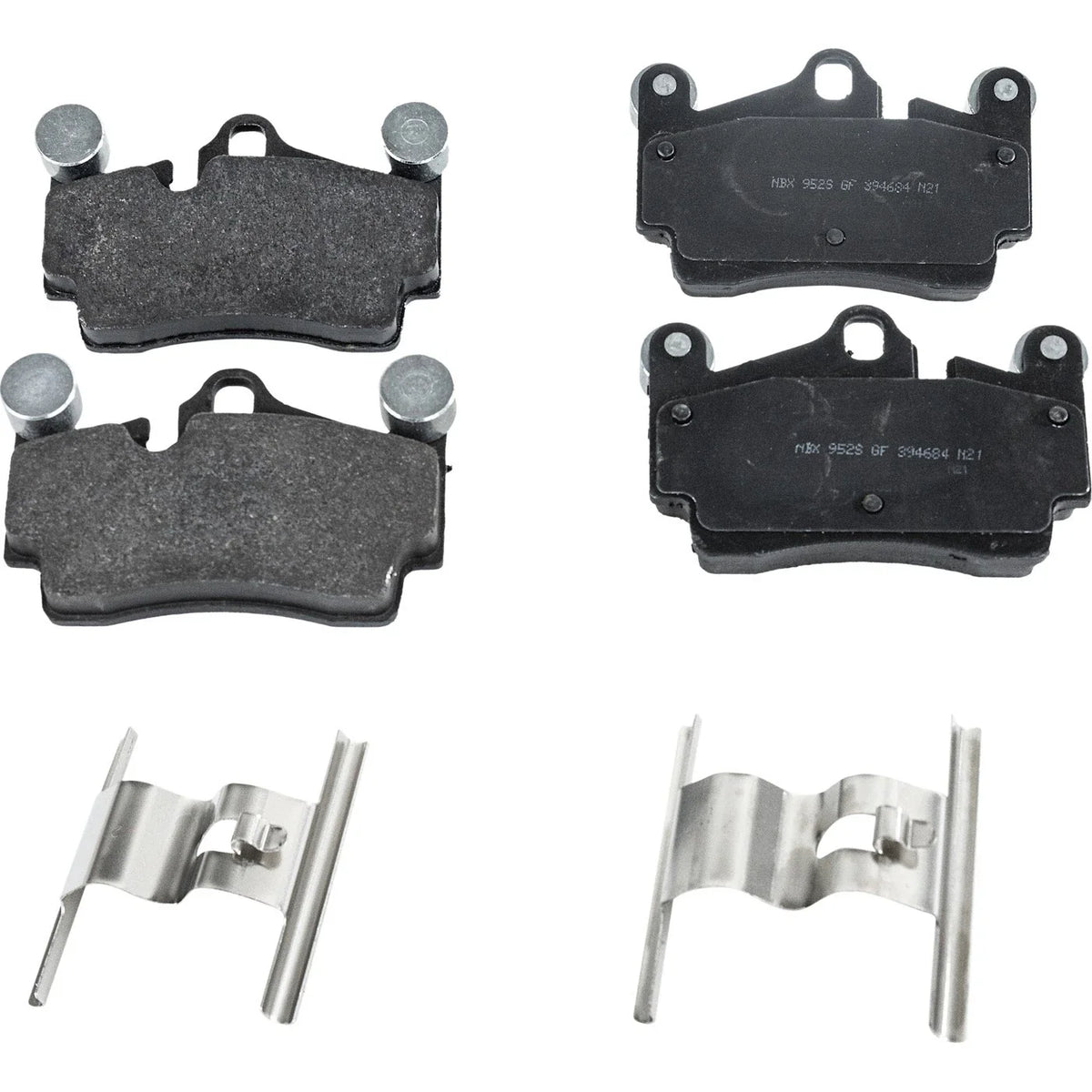 Brake Pads Set for Front and Rear Volkswagen Touareg 2006–2010 4 Piston