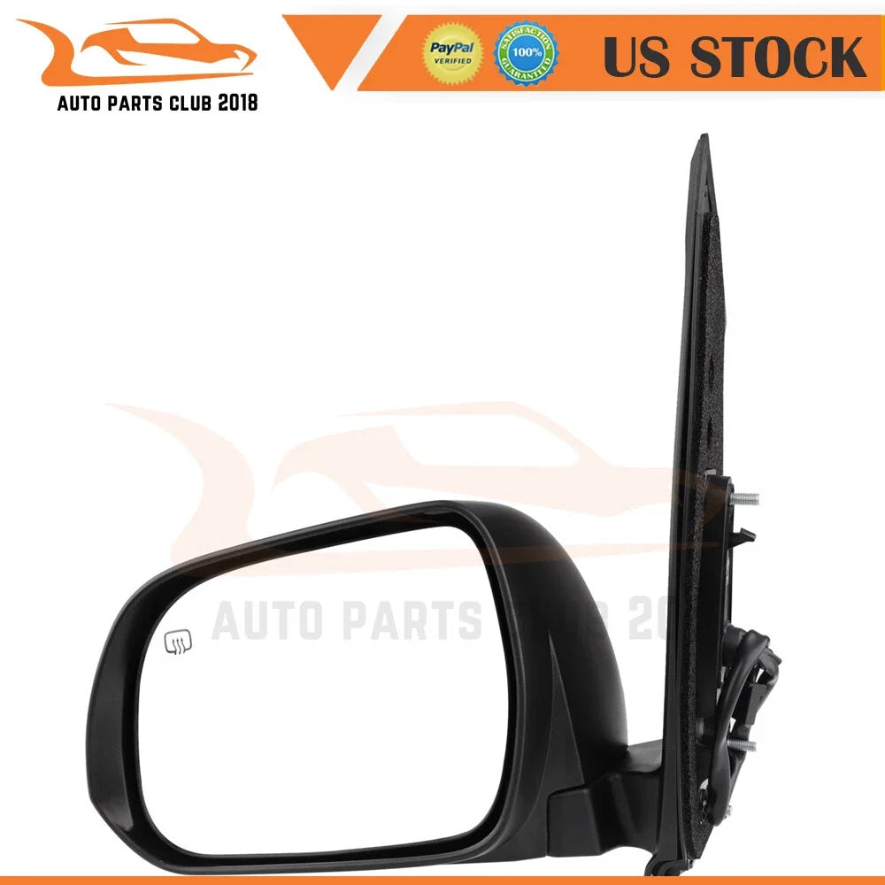 Power Heated Door Mirror for Toyota Sienna (2011–2017) - Smooth Black