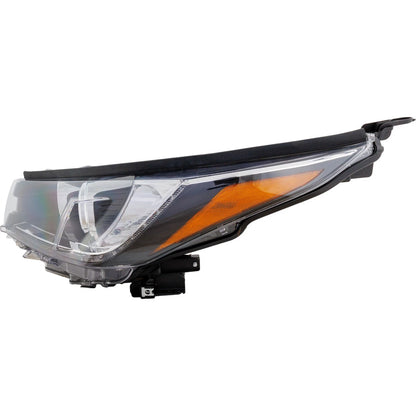 Headlight for Toyota Highlander (2017–2018) Driver Side with Halogen Bulbs
