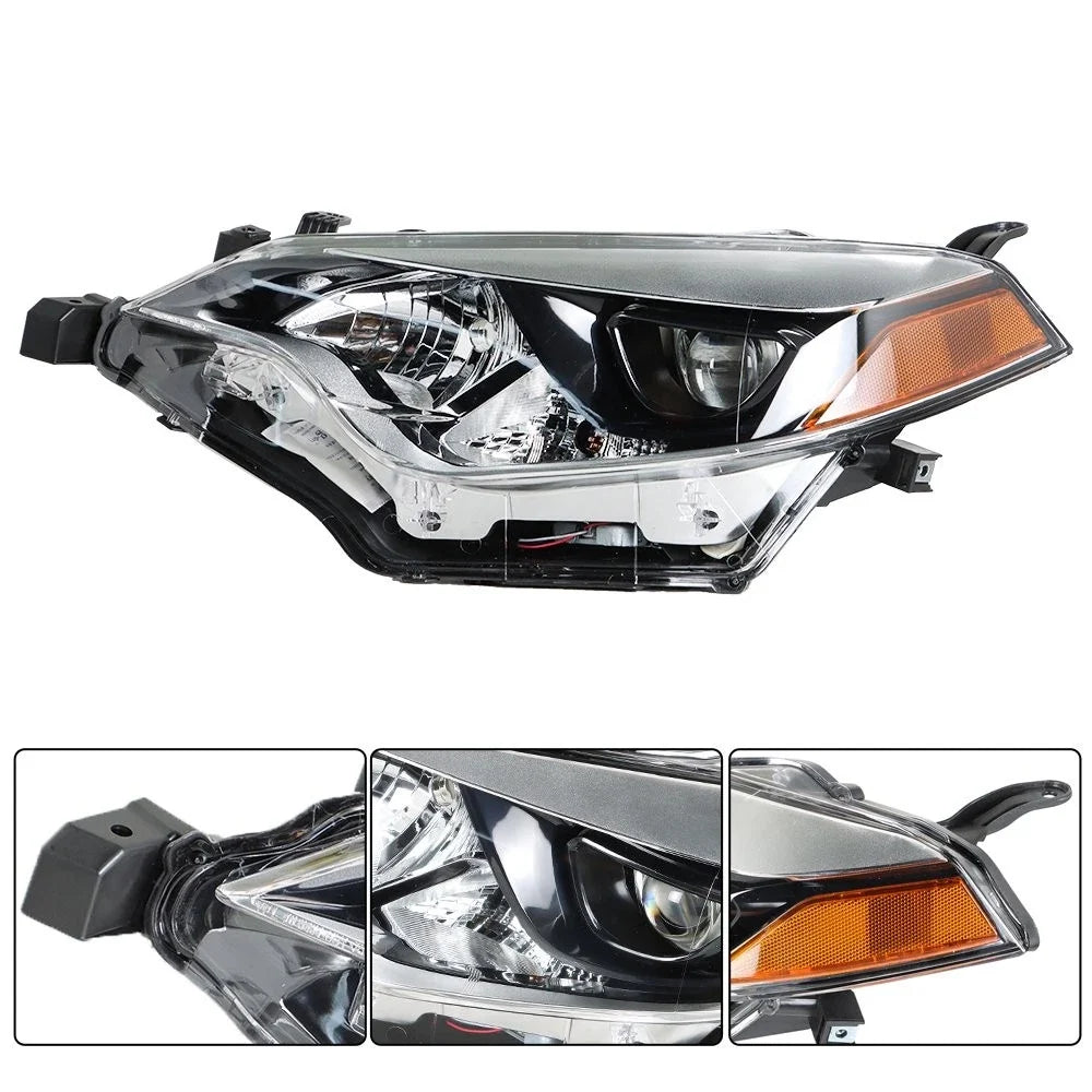 Projector Headlight Assembly Halogen for Toyota Corolla (2014–2016)