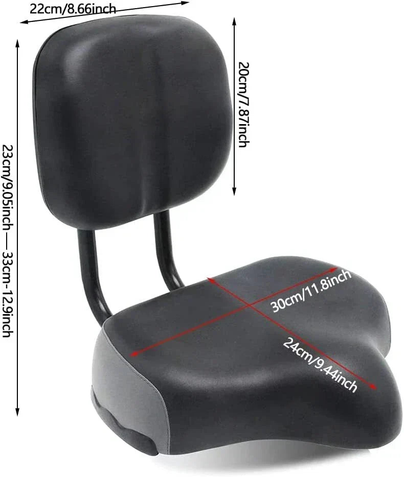 Bicycle Tricycle Seat Backrest Cushion - Comfort Support