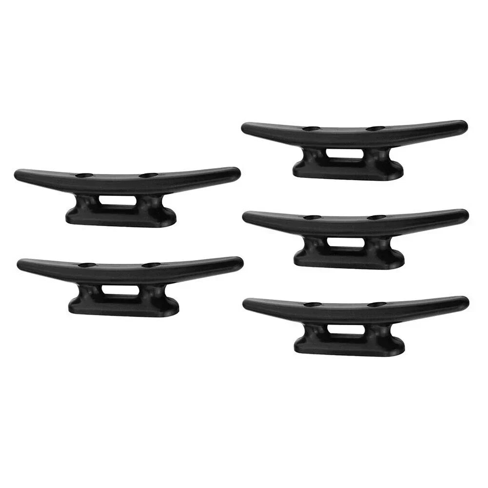 Rope Cleat 4" - Set of 5 Deck Cleats for Boat Dock