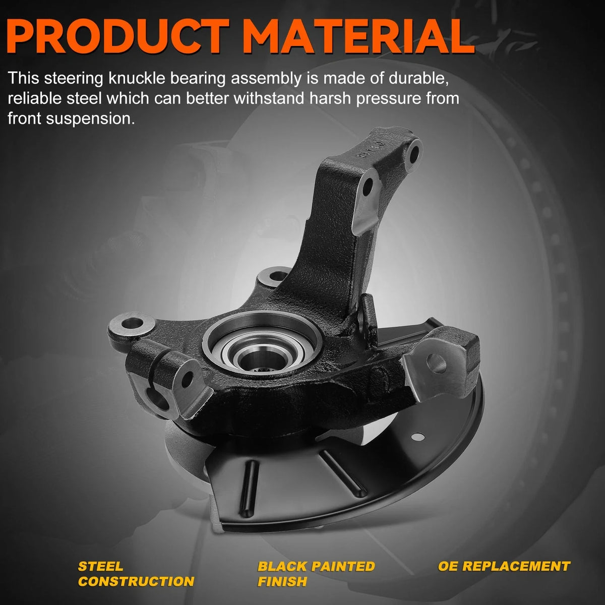Front Right Loaded Knuckle for Ford Escape/Tribute/Mariner (2001–2012)