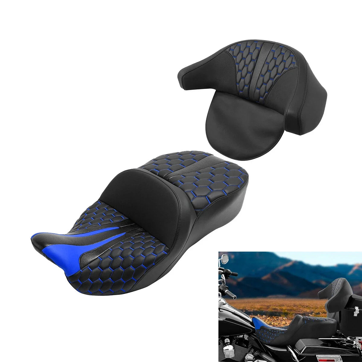 Backrest Pad for Harley Road Glide (2009-2013)