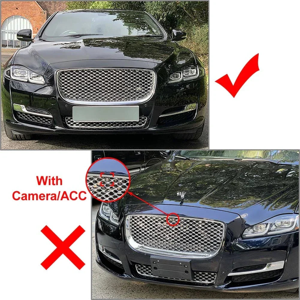 Front Honeycombe Mesh Bumper Grille for Jaguar XJ (2016-2020)