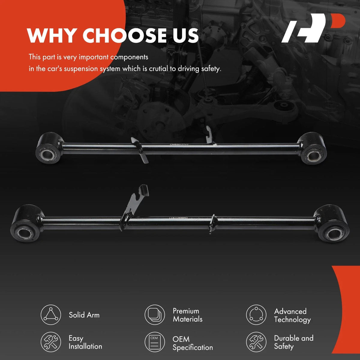 2X Rear Lateral Control Arms for Nissan X-Trail (2005-2006)