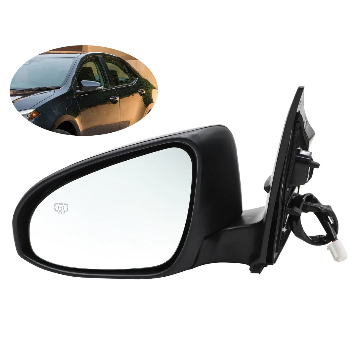 Heated Driver Left Side Mirror for Toyota Corolla (2014–2019)
