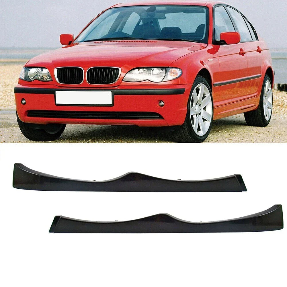 2 x Eyebrow Headlight Lower Trim Covers for E46 325i 325xi (1998–2005)