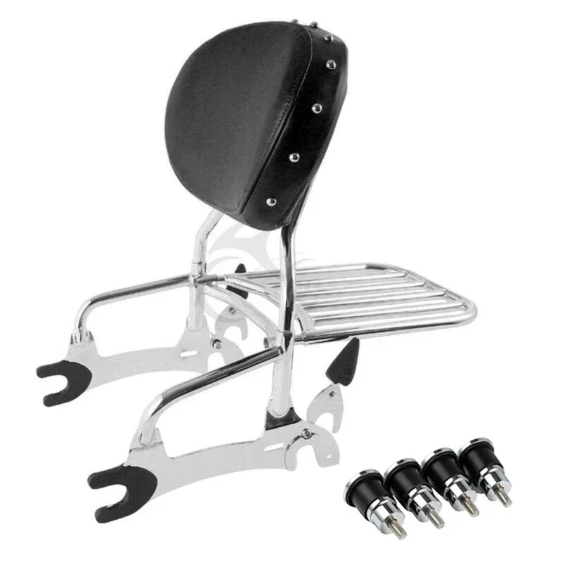 Chrome Spools for Sissy Bar on Indian Roadmaster Chieftain 2014-2022