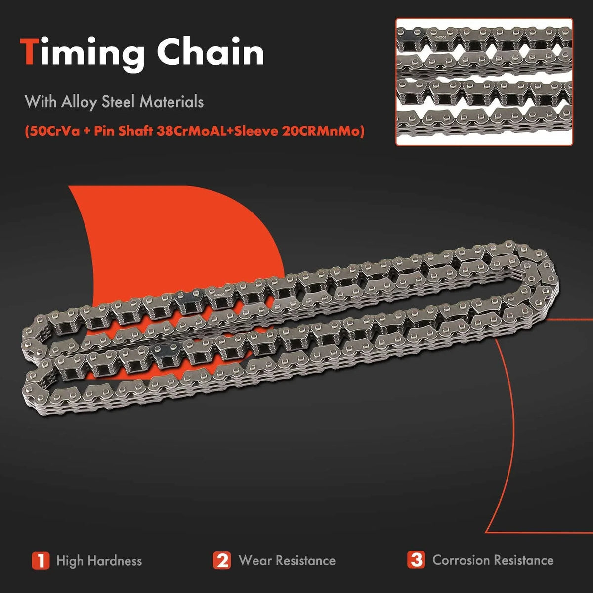 Complete 6X Timing Chain Kit for Honda Civic (06-15) & HR-V (16-21)
