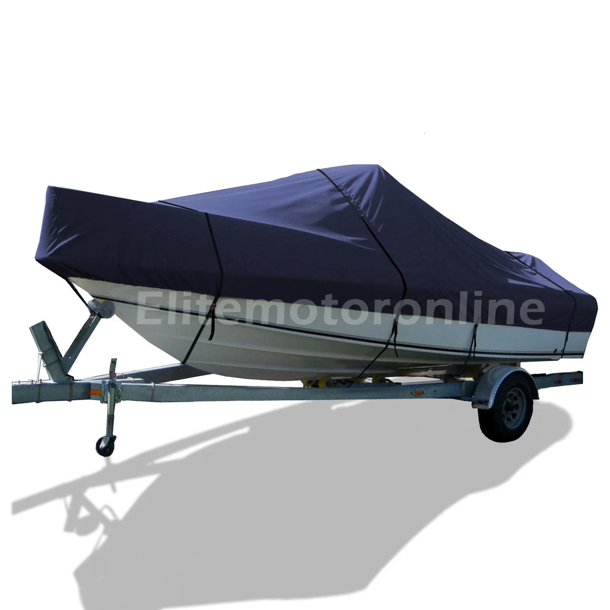 Boat Cover for Four Winns 195 Sundowner (Trailerable, Navy, Waterproof)