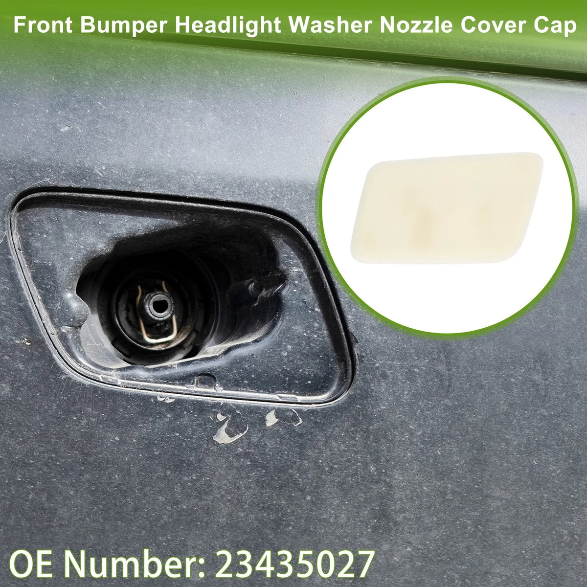 Front Left Washer Nozzle Cover Cap No. 23435027 for Buick Envision (2016–2017)