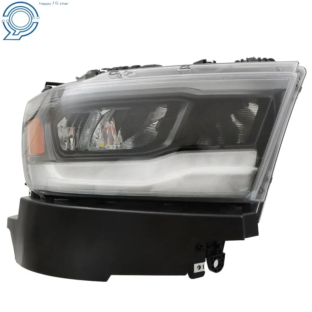 Full LED Headlight for Dodge RAM 1500 (2019–2023) Right Side Black Housing