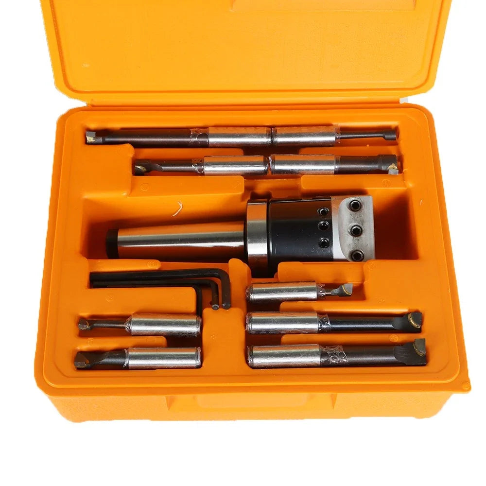Boring Head Tool Set - 3 Piece MT3 (2 Inch & 1/2 Inch)
