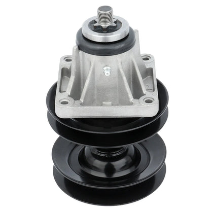 46 Deck Spindle Double Pulley for MTD (618-0593, 618-0595, 915-0595) Troy Bilt