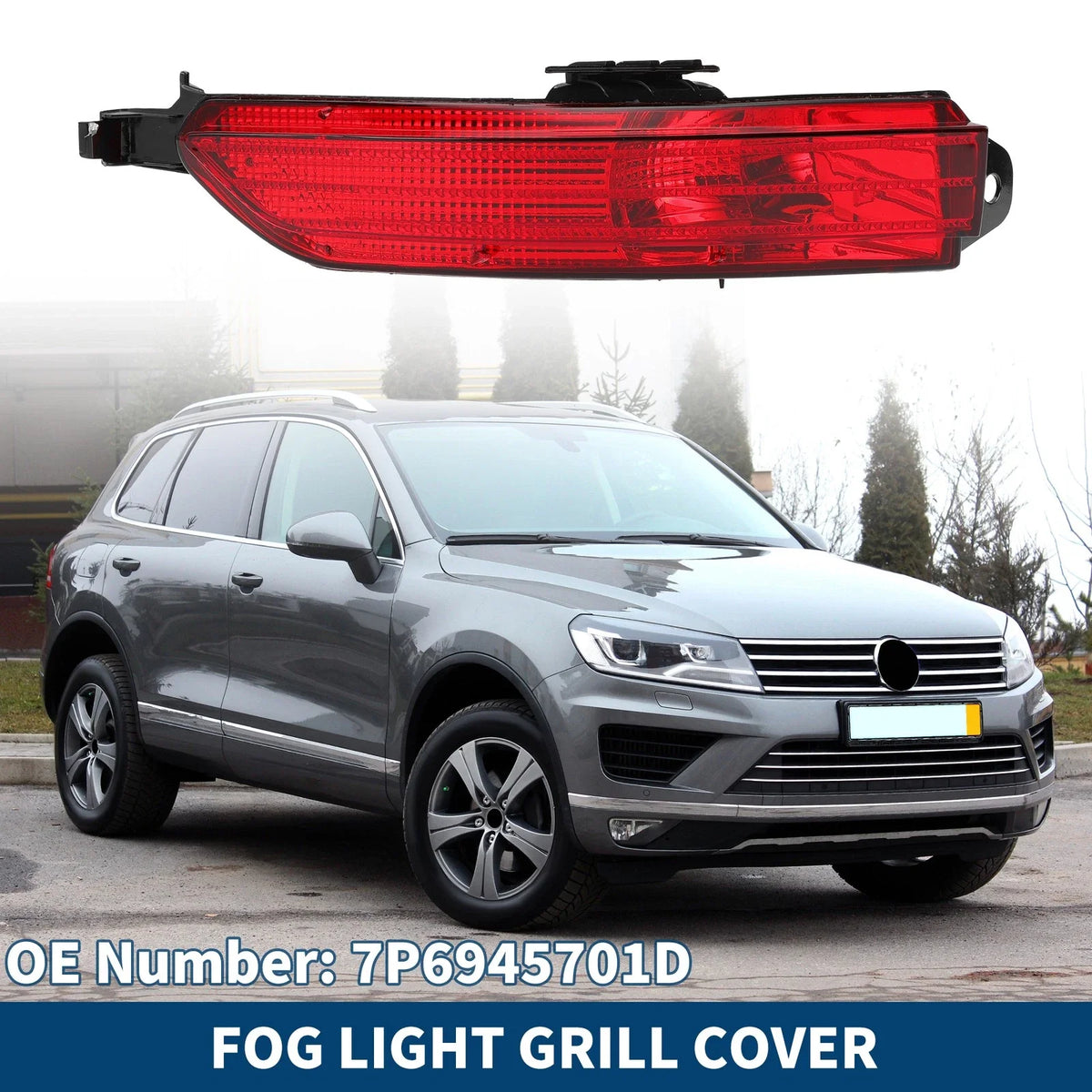 Rear Left Tail Light Shell for Volkswagen Touareg (2011–2018) No. 7P6945701D
