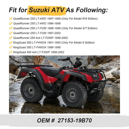 2 Joint Boot for Suzuki QuadRunner King Quad LT4WD (1991–2002)
