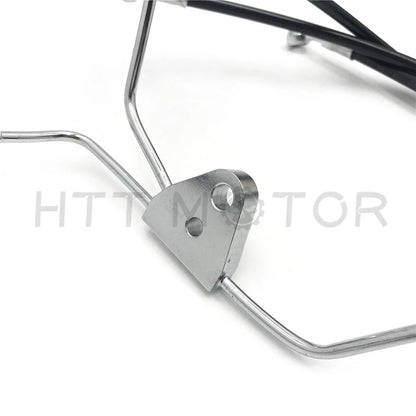 +8" Black Vinyl Front Brake Line Kit for Harley Touring 2008-2013