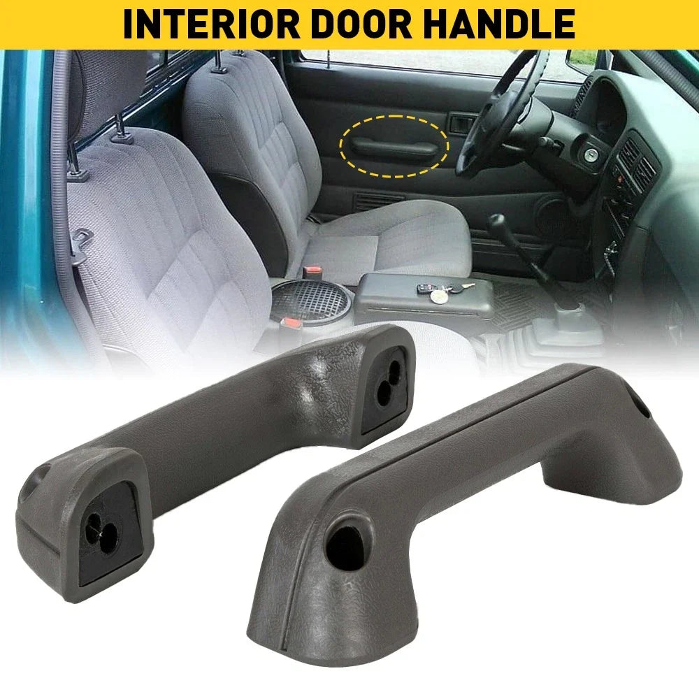 2X Inside Handle Pull Gray for Nissan Hardbody D21 Frontier (1986–1997)