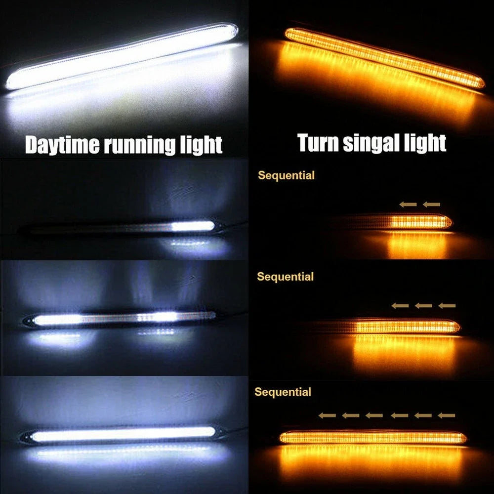 Set of 2 LED Sequential Turn Signal Lamps for Toyota Hilux N70 2005-2015
