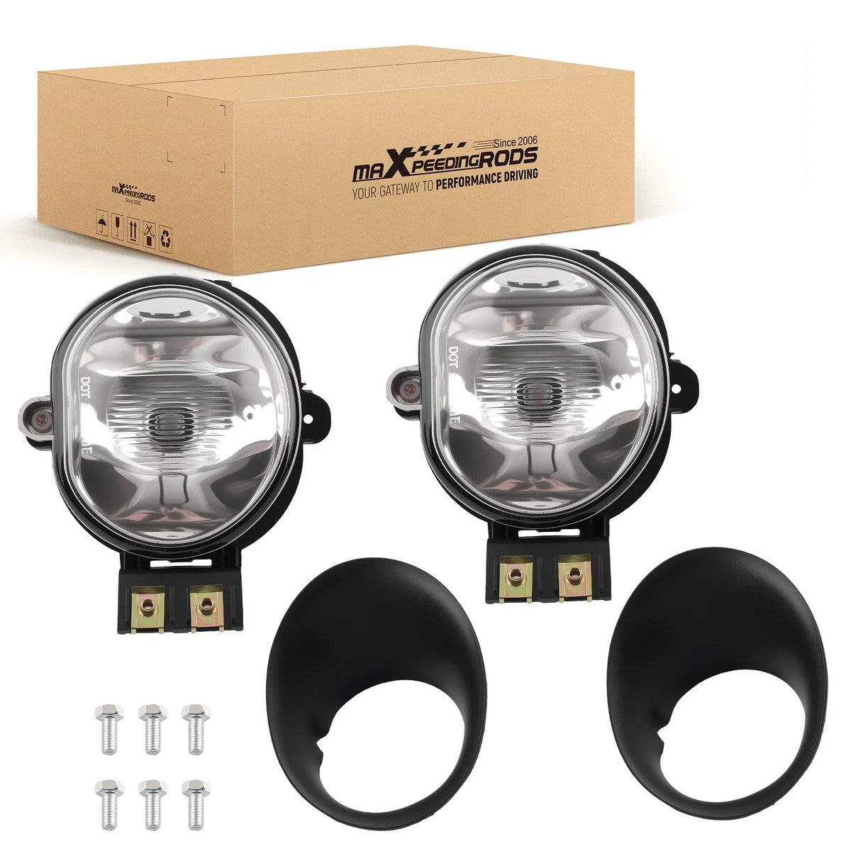 Halogen Clear Fog Light for 2002-2009 Dodge Ram 1500/2500/3500