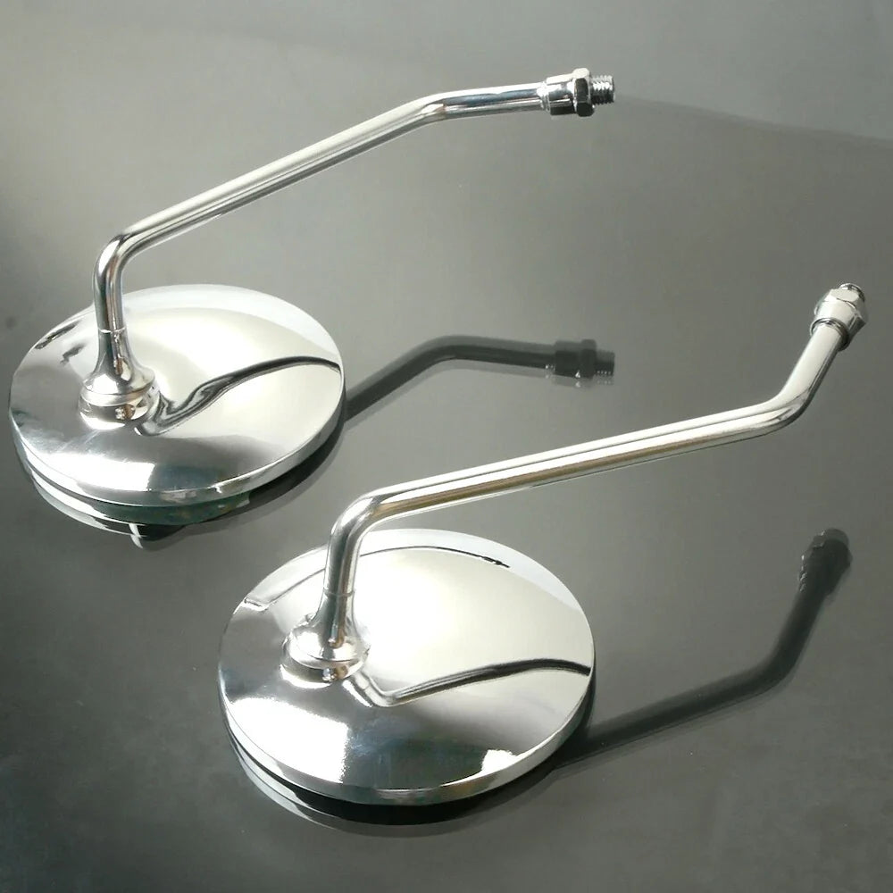 Chrome Rear View Mirrors for Honda CB 350 450 500 550 600 650 750 900