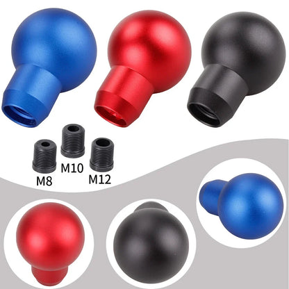 Aluminum JDM Round Ball Shift Knob for Universal Manual Shifter (MT)