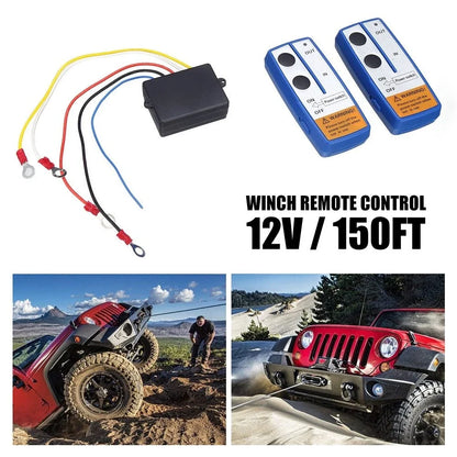 Remote Control Kit for Winch with 12V Receiver - Jeep ATV SUV UTV