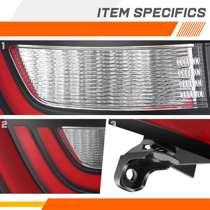 2014–2022 Dodge Durango Chrome Tail Light Assembly