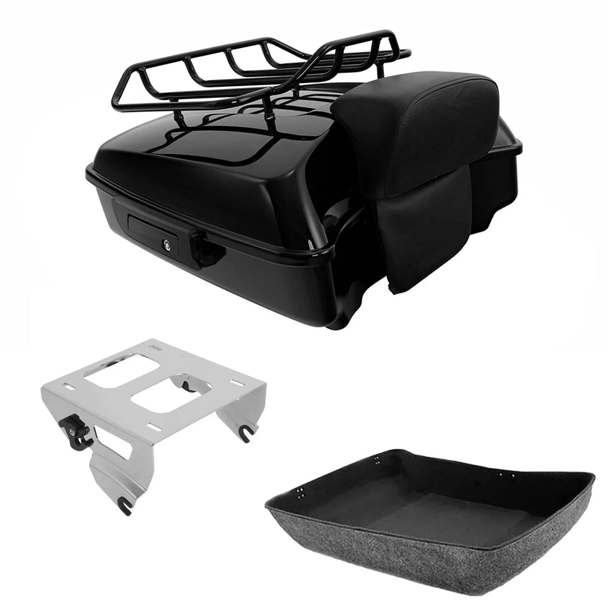 Trunk Pad Rack Chopped for Harley Street Glide CVO 2014-2026