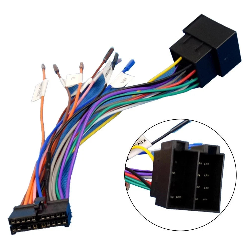 20-Pin Cable Adapter for Various Vehicles (ISO Wiring Harness)