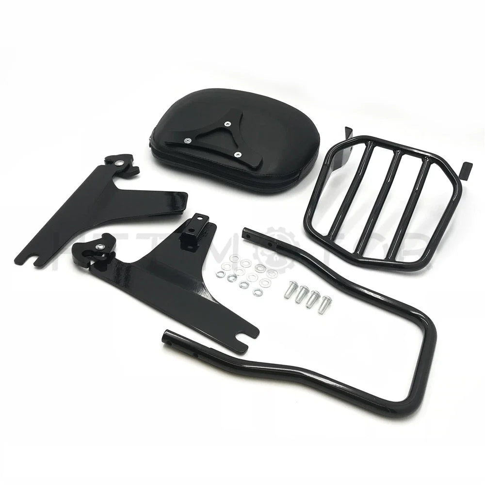 Luggage Rack with Sissy Bar Backrest for Harley Softail FXST 2000-2023